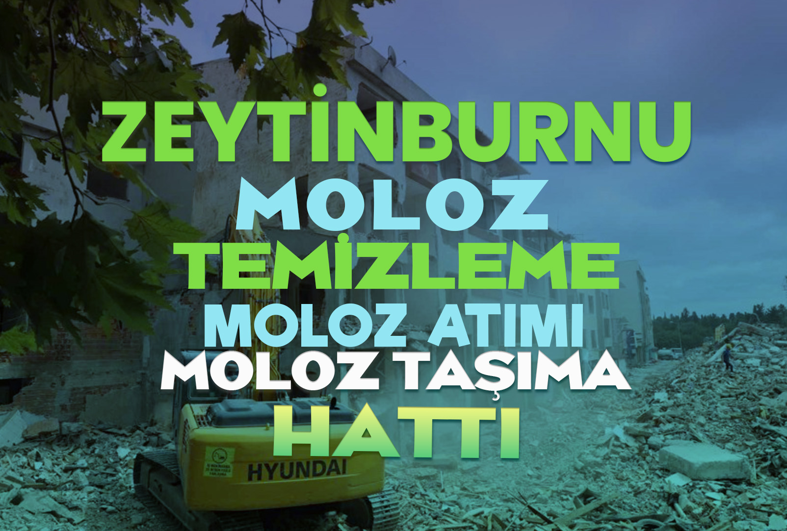 Zeytinburnu moloz hattı - Zeytinburnu moloz atımı